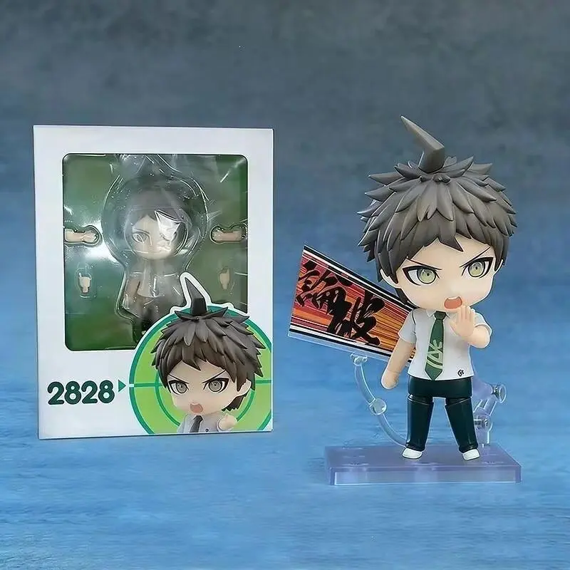  Nendoroid 2828 Hinata Hajime Super Danganronpa Poseable Interchangeable Face Action Figure Collectible Desktop Decor Toy Gift