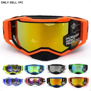Adult off-road goggles, ATV and motorbike goggles, suitable for men and women, wide-view off-road riding goggles