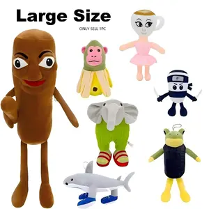 Italian Brainrot Inspired Plush Toy, Tung Tung Tung Sahur/Tralalero Tralala Soft Stuffed Meme Doll for Collectors, Aesthetic & Funny Christmas and Birthday Gift, Soft Huggable Stuffed Animal