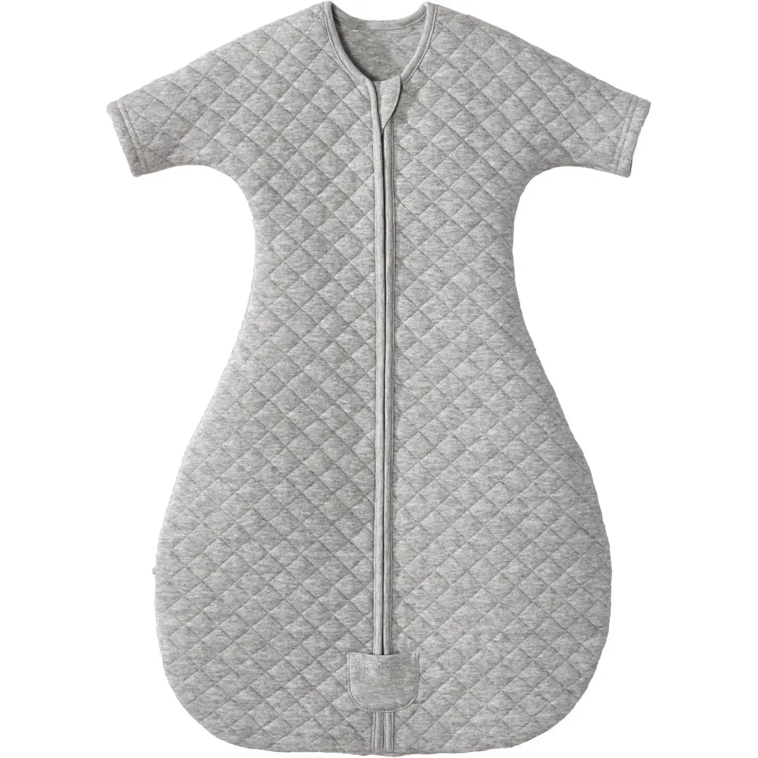 Easy Transition SleepSack, Baby Sleep Sack Wearable Blanket, 100% Cotton, Soft & Breathable, 1.0 TOG, Helps Transition from Swaddle for Infants, Heather Grey, Small