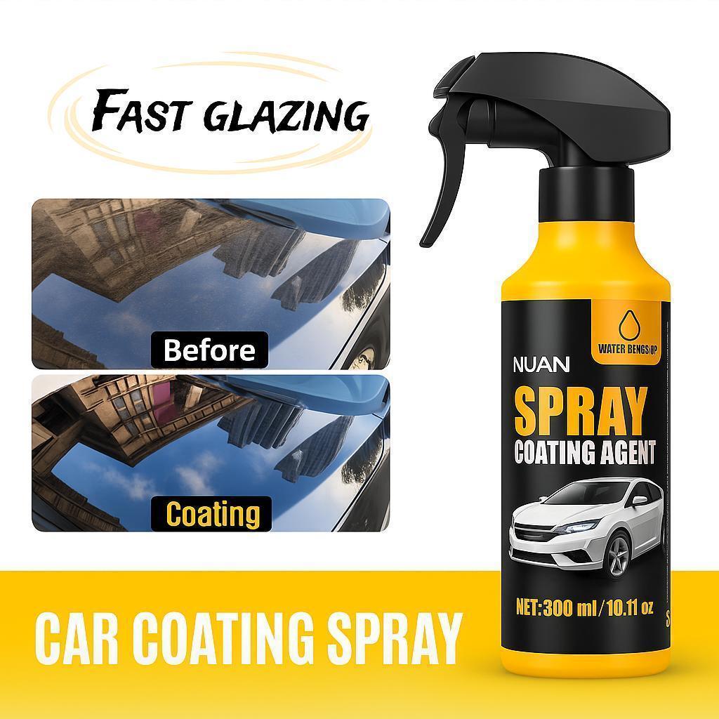 NUAN nano car coating spray-Professional spray coating with superior water beading & UV defense.