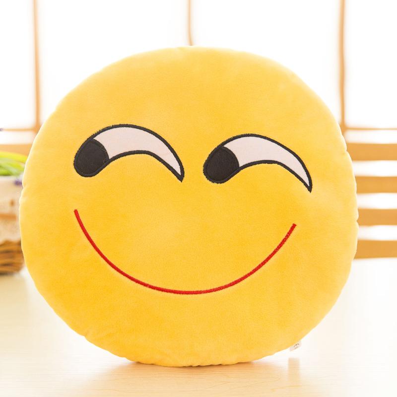 A fun plush toy with a novel smiley face expression, can be used as a pillow or cushion, suitable for corporate events and as a gift for children football