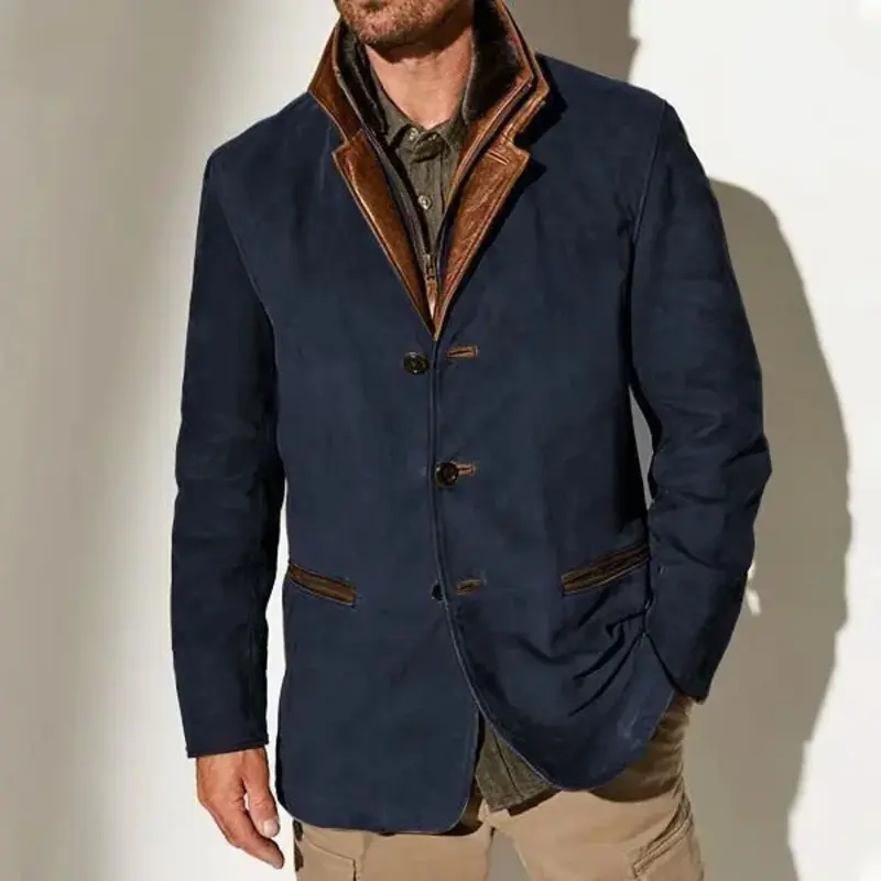 Heavy industry vintage Michigan workwear jacket men's retro casual jacket
