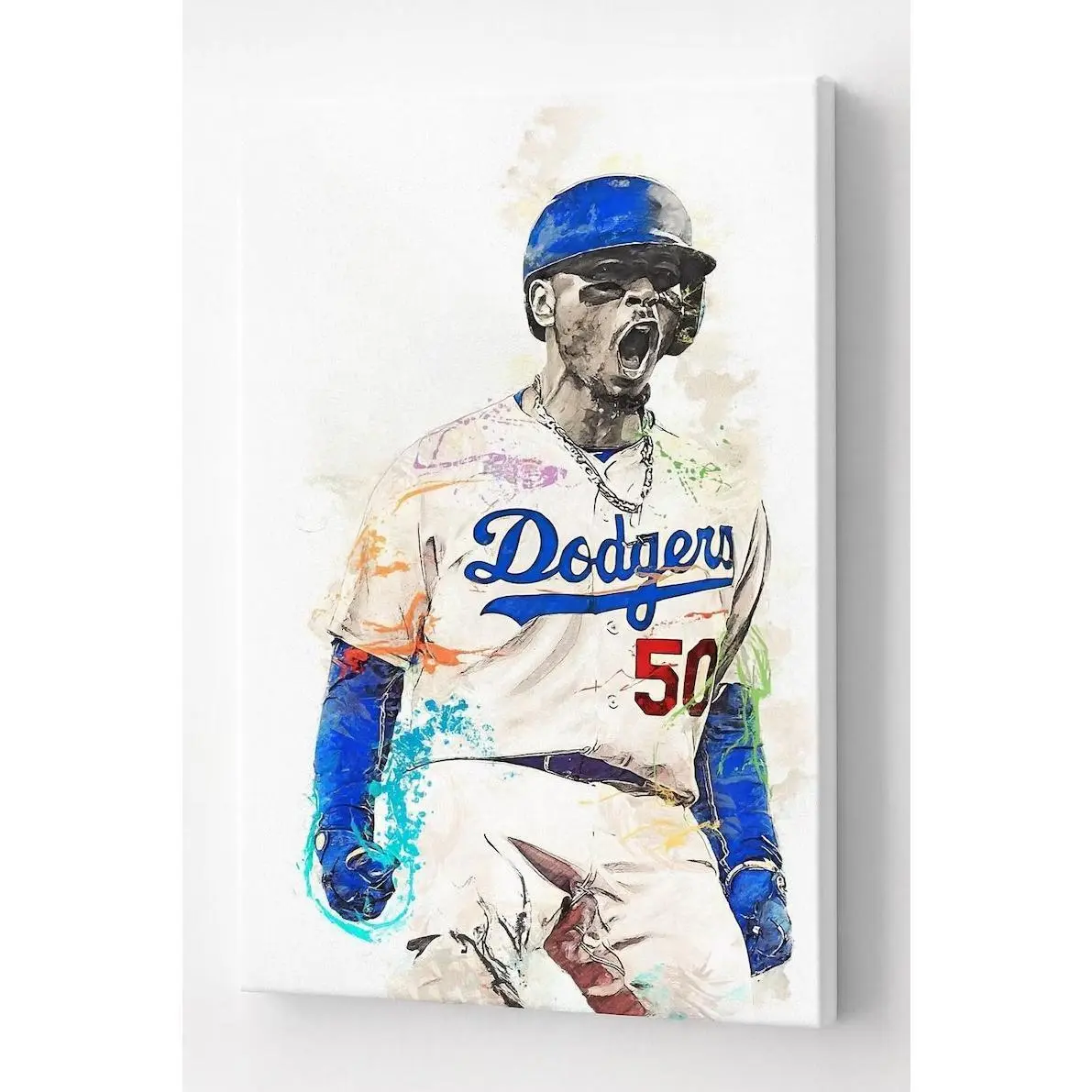 Dodgers Canvas Wall Art - World Series Champions, Ready to Hang