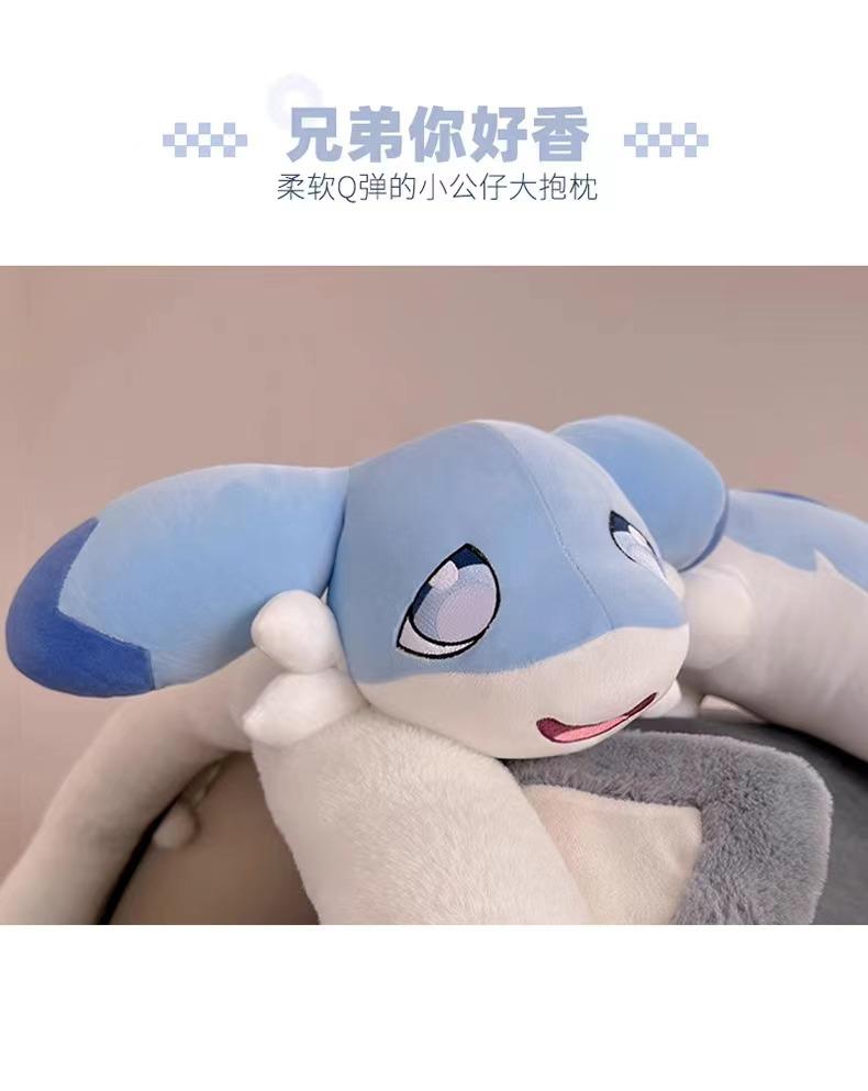 Palworld Plush Chillet Stuffed Pillow Bolster Toy Game Kawaii Grizzbolt Anime Peripheral Cloth Doll Stuffed Decor Modle