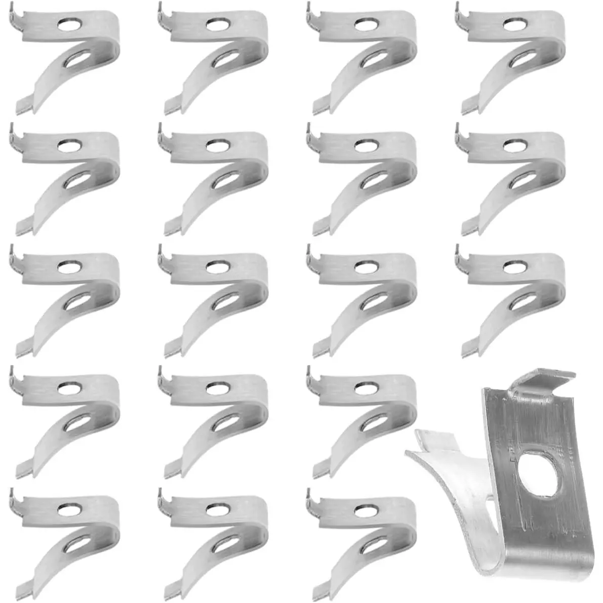 Cabinet Shelf Clips Stainless Steel Shelf Clips Adjustable Shelfs Bracket Clip Aluminum Shelving Pins Heavy Duty Shelving Brackets Clip for Kitchen Cabinet Bookcase