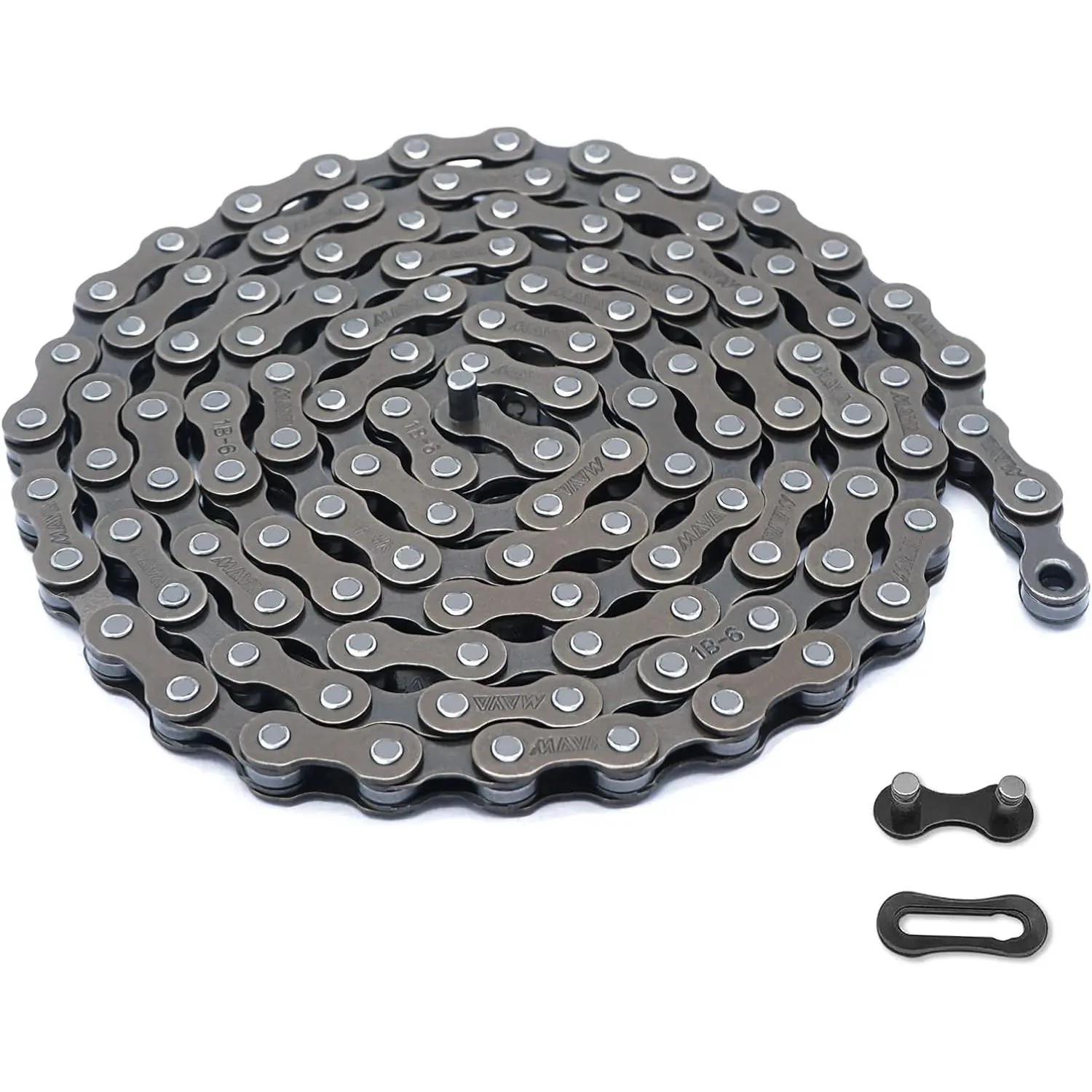 Hycline Functional Bicycle Chain - 6/7/8-Speed, 1/2x3/32 in, Special Steel for Road & Mountain Racing Cycling (116 Links)