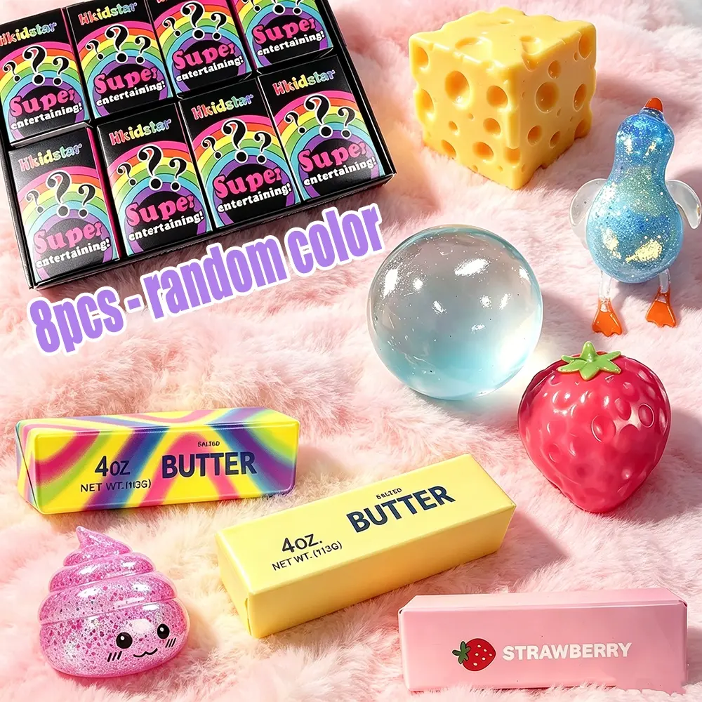 Cute Series Malt Candy Stress Relief Squishy Fidget Toy, Slow Rebound Creative Release, 1 Piece or 4 Pieces Set, Party Gift