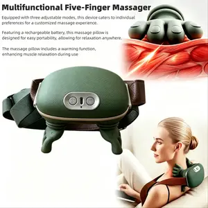 3D Heating Electric Therapy Massage Gun, Adjustable Speed, Deep Tissue Back and Neck Massage, Ergonomic Design, Unisex Gift, Model N7