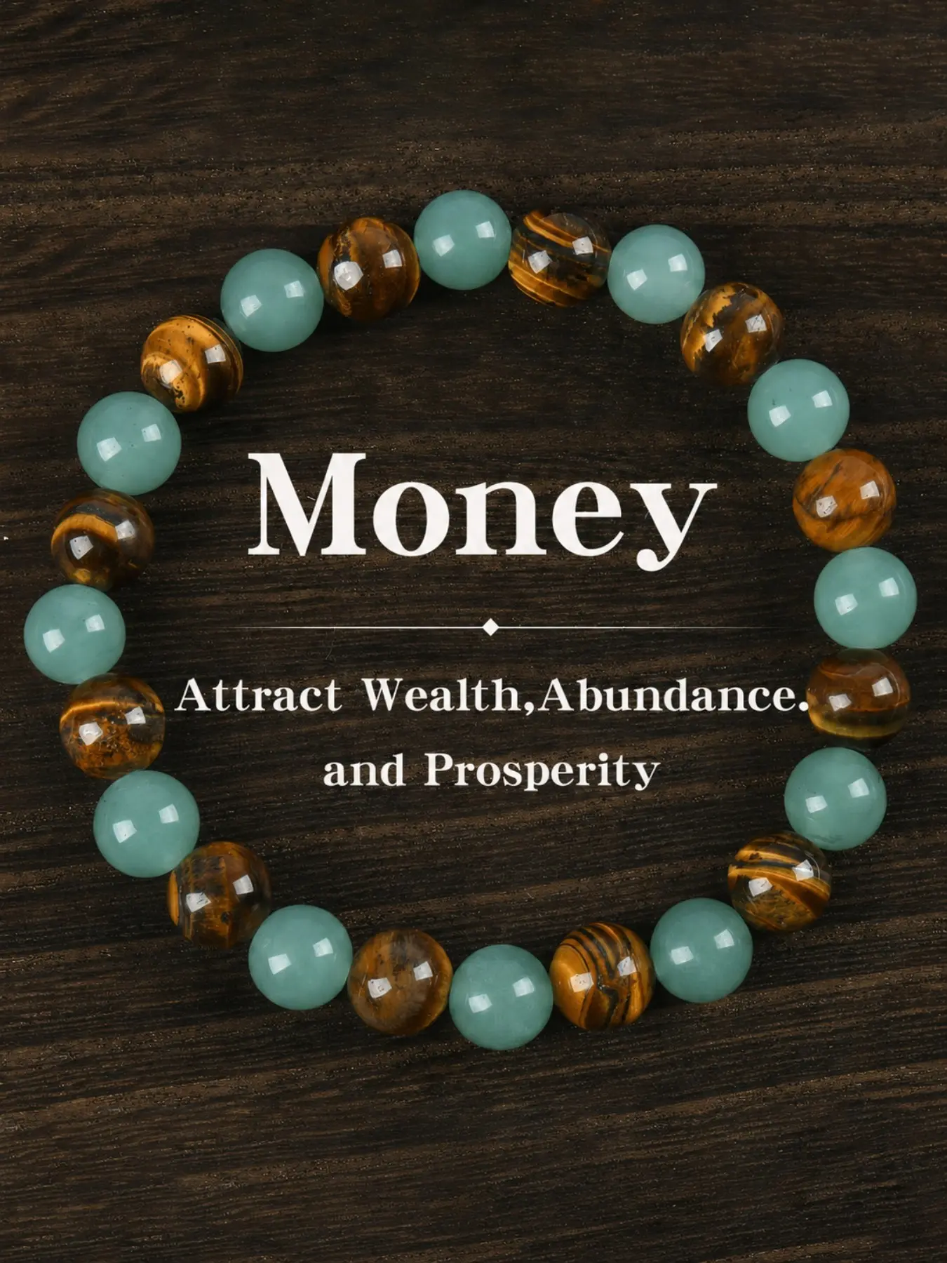 Attract Wealth Bracelet Jewelry with Glass Design, Blue Handwoven Friendship Style, Symbolizes Luck and Protection, Fashionable Energy Balance Accessory, High Quality Bracelet