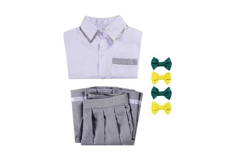 Anime JK School Uniform Cosplay Costume for Yana Anna Remon Natsuka Japanese High School Girl Uniform Suit Full Set Outfit for Halloween Party Comic Con Role Play Daily Wear High Quality Fabric