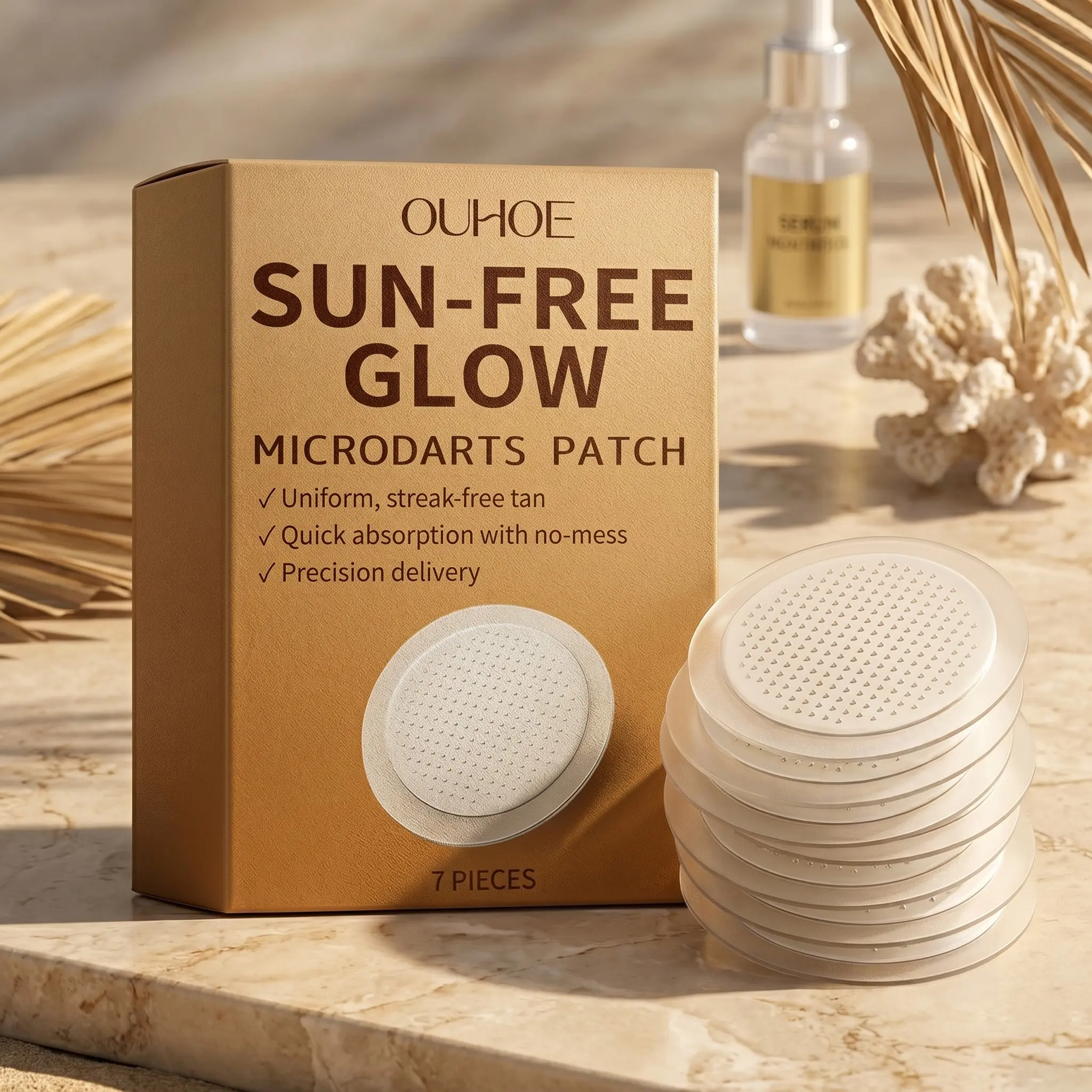 Summer Outdoor Tan Stickers, Natural Bronzed Glow, Daily Use Beach Sun Exposure Aid, Enhance Your Skin Tone Naturally, Natural Self Tanner, Self Tan, Self Tanning, Body Tanner, Browning Bronzing Tan