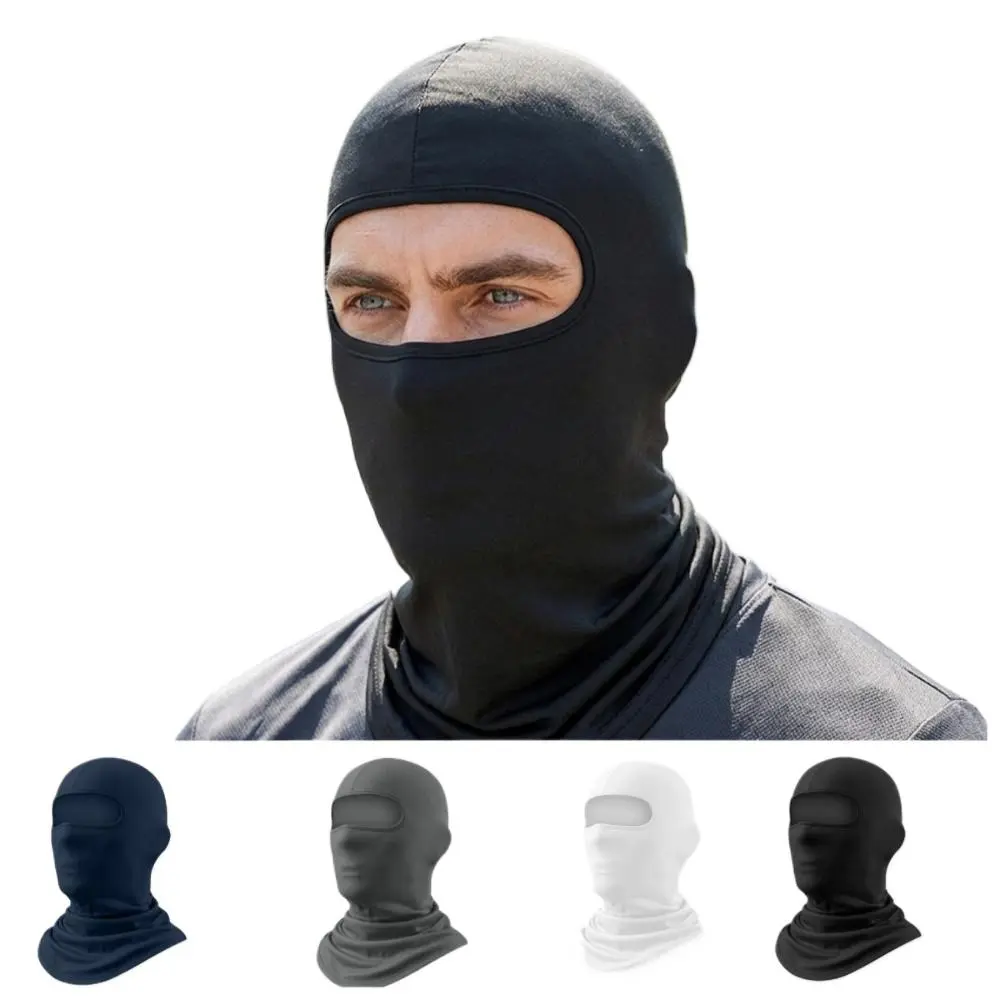 Unisex 2-Pack Thin Synthetic Balaclava Ski Masks - Motocross Gear, Cooling Breathable Helmet Liner, UV Protection, Quick-Drying Climbing/Hiking Face Covering, One Size