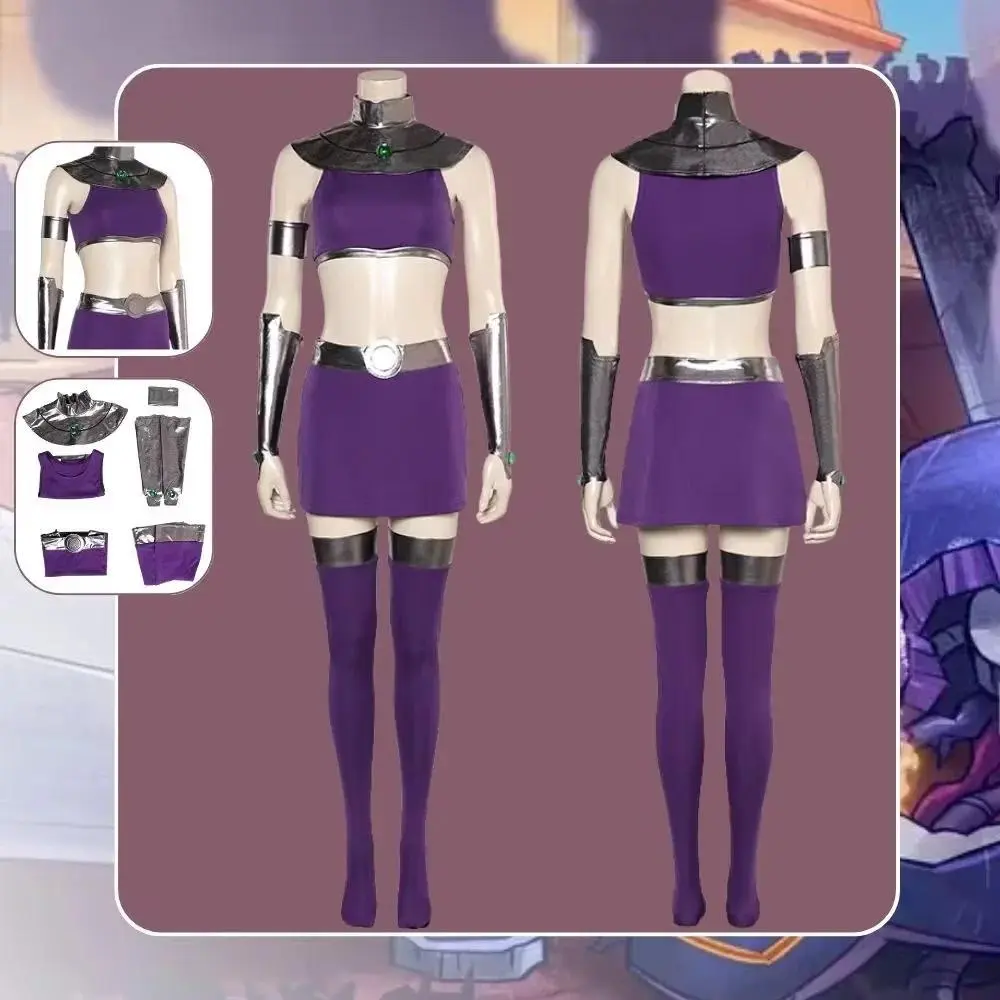 Starfire Cosplay Costume Dress for Adult Women Disguise Fantasia Roleplay Outfits Female Halloween Carnival Costumes