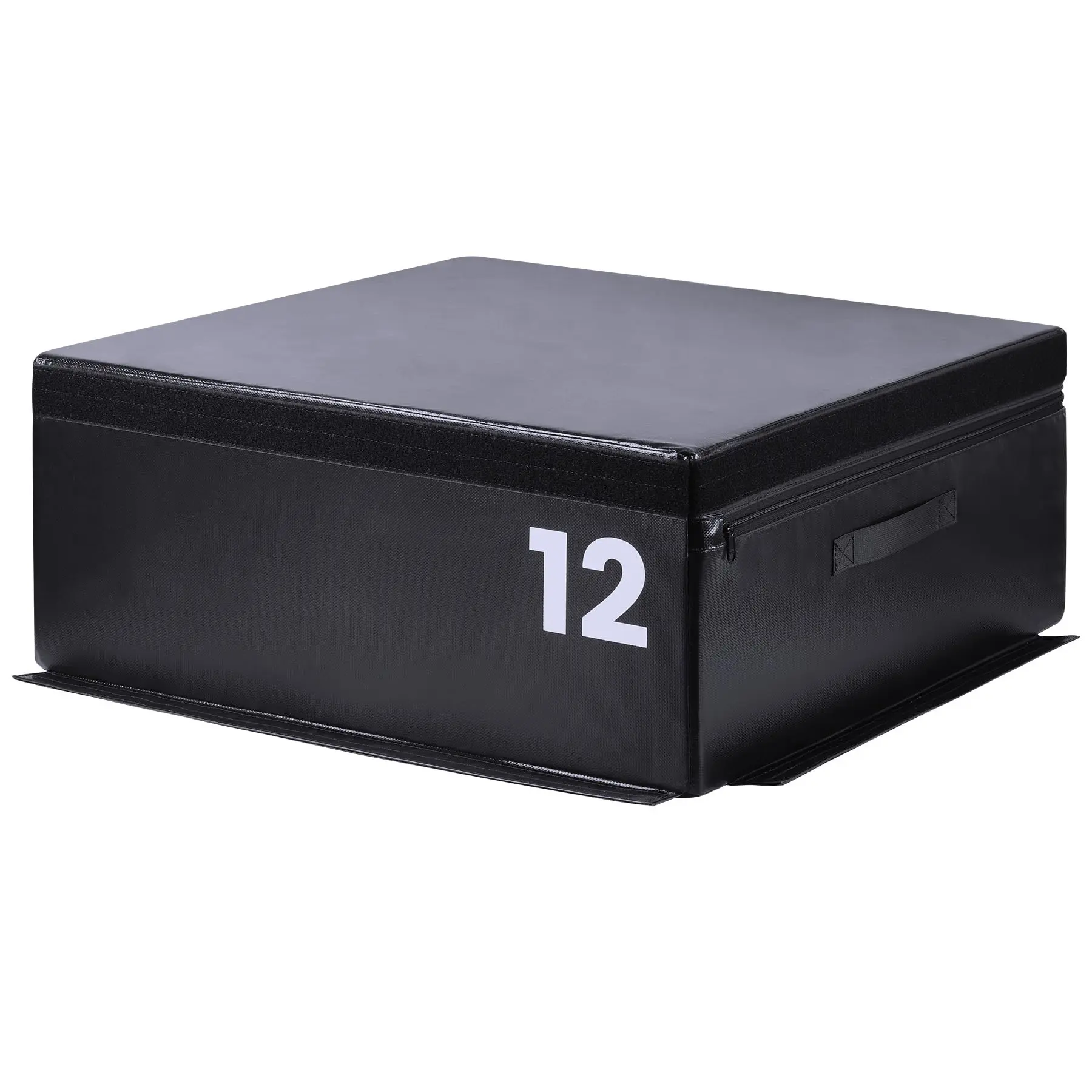 6/12/20 Inch Soft Plyo Box for Home Gym – Stackable Adjustable Plyometric Box for Plyometrics, HIIT, Step-Ups & Agility Training, Non-Slip & Safe for Beginners to Pro