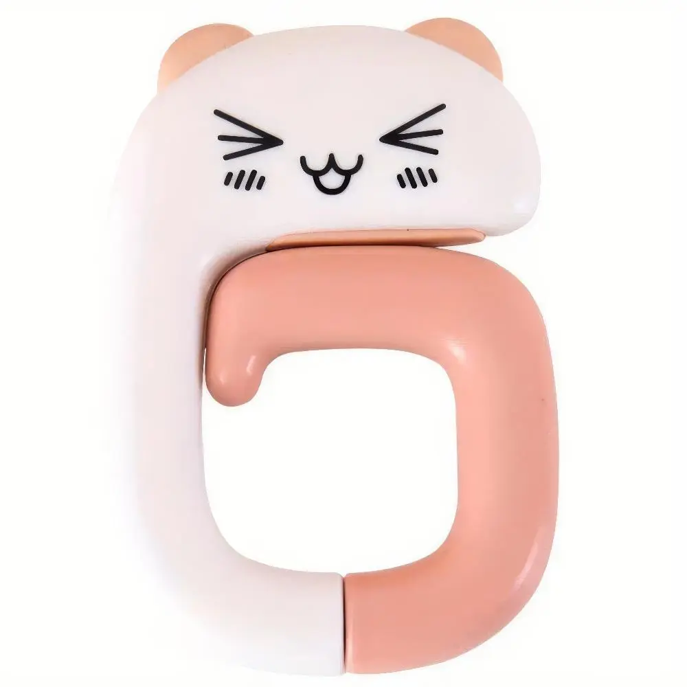 1pc Cartoon Animal-Shaped Home Decor Hook - Portable Foldable Hook for Desktop Handbags, Wallets, Backpacks