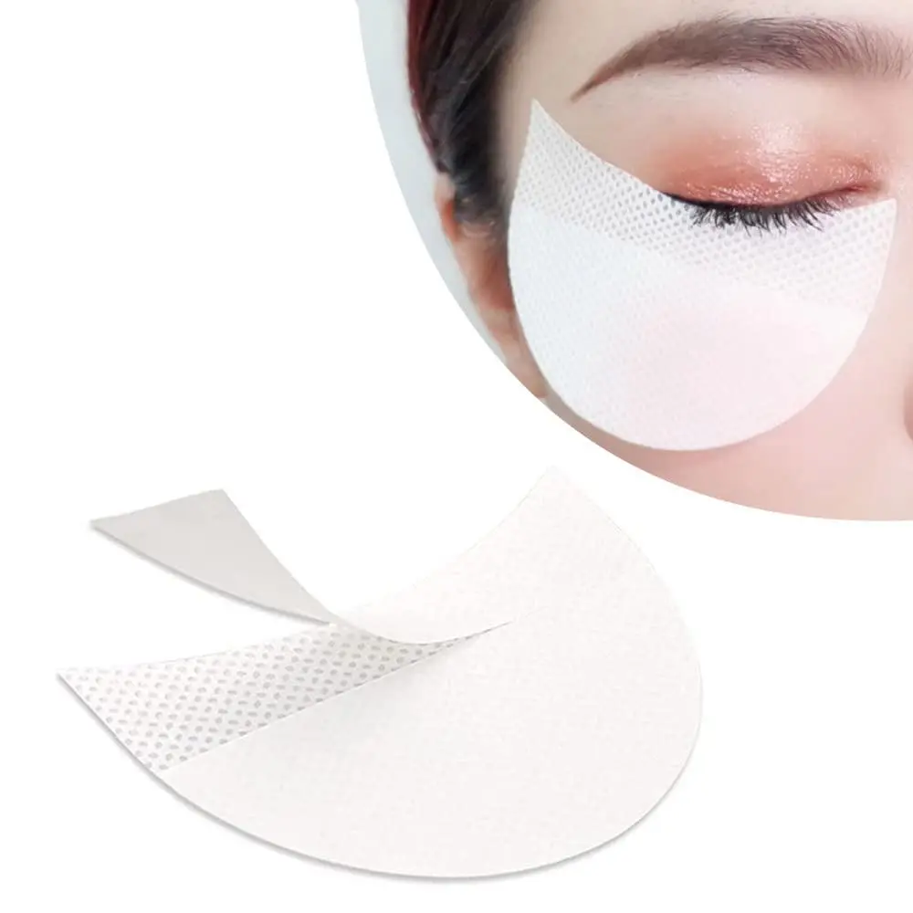 Women's 150-Pack 50x68mm Half-Moon Eyeshadow Shields Tape - Lint-Free Peel & Stick Under-Eye Stencil Pads, Fallout Prevention, for False Eyelashes, Lip Makeup, Gift for Female Friends