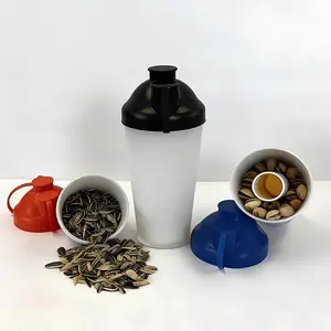Sunflower Seed Snack Cup, Reusable Shell Storage Box, Portable Outdoor Travel Container, Leak-Proof Residue Collector, Ideal for Sports Events