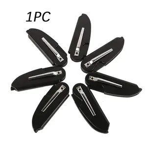Portable Folding Comb for Home and Travel, Plastic Oil Head Comb, Compact Pocket Size, Styling Brush, Single Item Pack
