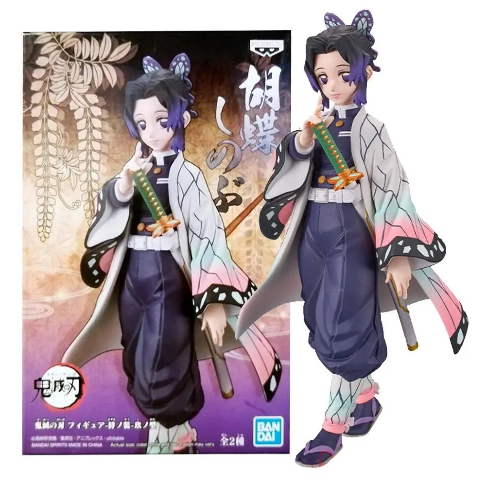 15CM Anime Demon Slayer Figure Kochou Shinobu Kamado Nezuko Figure Kimetsu no Yaiba Kizuna no Sou Action Standing Figures