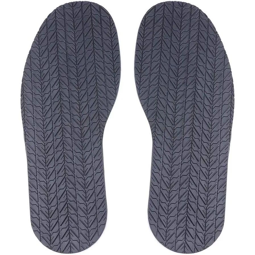 Shoe Bottom Full Sole Repair  Anti-Slip Rubber, 4mm Thickness 1 Pair (Black)