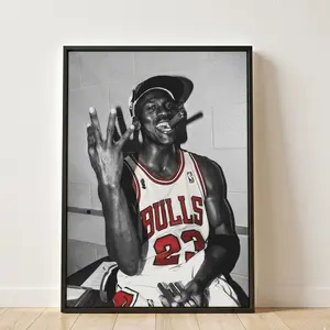 Basketball Motivation Poster Print, Sports Wall Art, Inspirational Athlete Decor for Bedroom & Gym