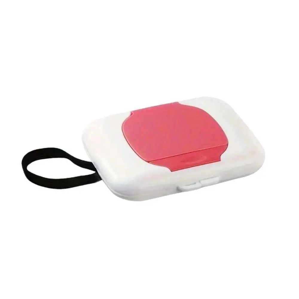 Reusable Travel Napkin Box, Multi-Functional Plastic Storage Container, Portable Wet Wipe Dispenser, Odor-Free, Compact and Convenient