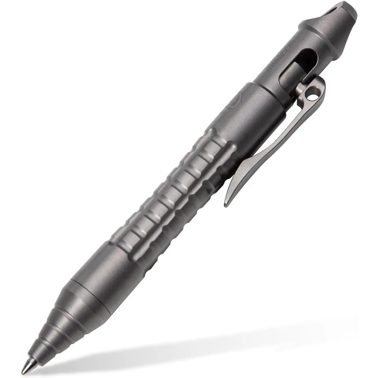 Titanium Bolt Action Mini Pen, Pocket Size EDC Pen with Lanyard Clip and LAMY Brand Refill
