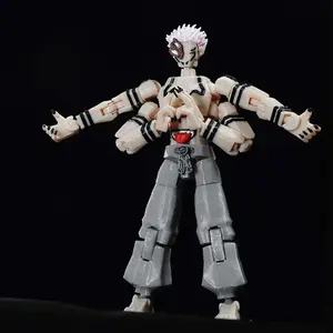 Jujutsu Kaisen 3D Printed Ryomen King Of Curses Heian Sukuna Multi-Jointed Shapeshift Toys Action Figures Model Ornaments Gifts