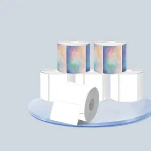 Thermal Printer Paper, 6 Rolls Thermal Printer Paper, Waterproof & Oil-proof Label Sticker for NELKO PM220/PM110 Phomemo M110/M220 Printer