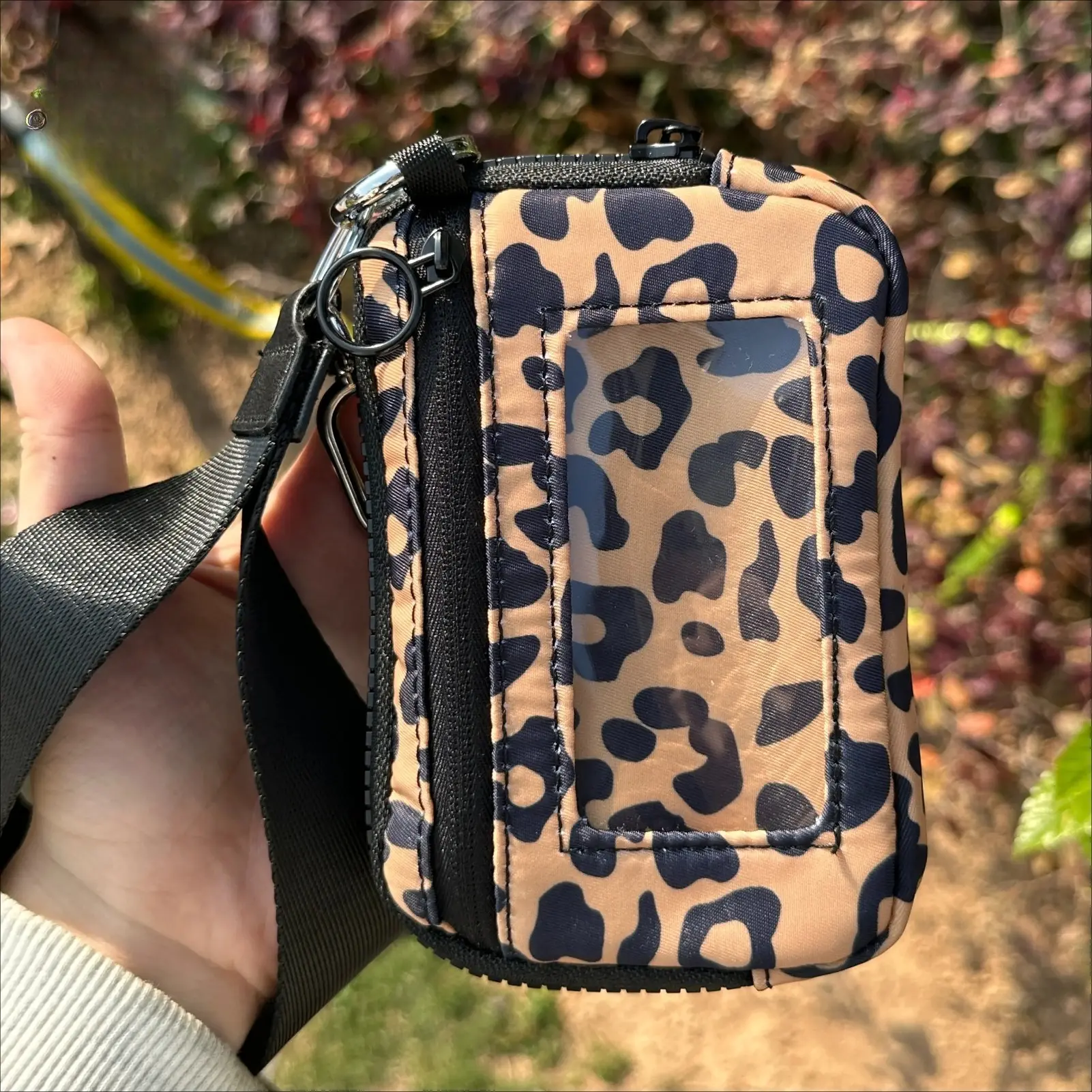 Women's 2nd Generation RFID-Blocking Multi-Color Wallet, Compact Portable Organizer with Key Ring Attachment, Sports & Outdoor Camping Hiking Picnic Travel Card Holder, 2025 Trendy Holiday Gift, Purse Stuff