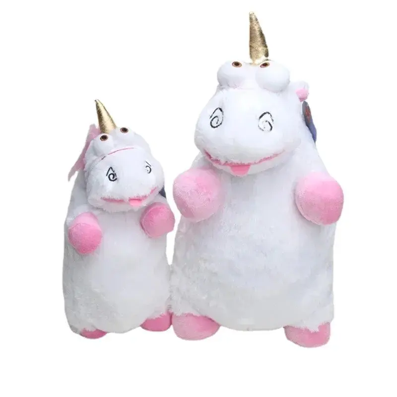 Anime Theme Evil Unicorn Stuffed Plush Doll - PP Cotton Plushies, Hold Throw Pillow, Children's Birthday Gift, Unisex