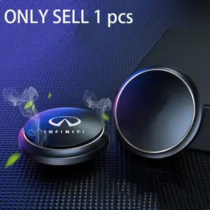 Custom Round Flying Saucer Car Air Freshener, Dashboard Fragrance Diffuser, Vehicle Interior Scent Ornament, for Infiniti Models