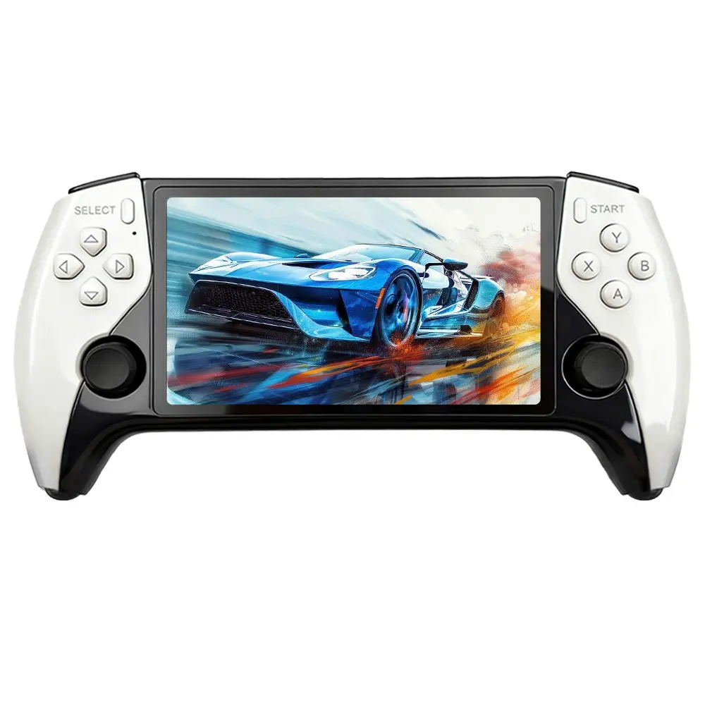 Sf3500 Retro Handheld Gaming Console, 5 Inch IPS Screen, Fhd Video Game Machine, Supports Ps1 Mame Classic Games