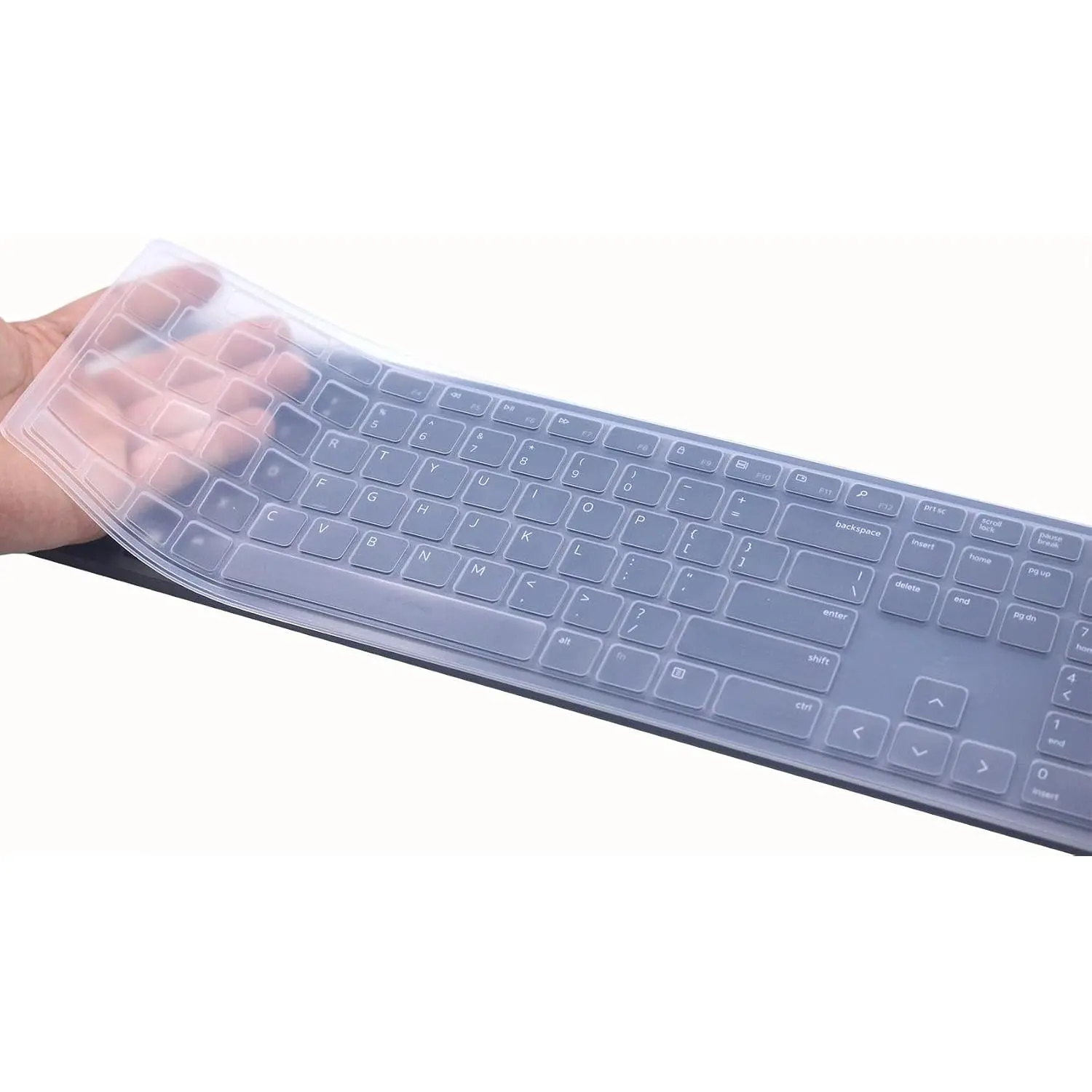 Keyboard  Cover Compatible for    Keyboard KM7321W,  Pro Keyboard KB500 & KM5221W (Clear)