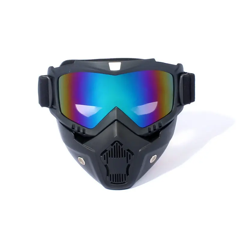 Helmet visor harley off-road motorcycle goggles cycling skiing retro glasses motorcycle windshield