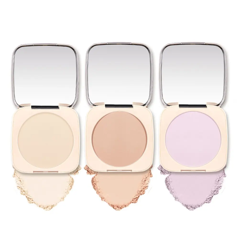 20g Lightweight Matte Powder Foundation, Long-Lasting Oil-Control Makeup, Waterproof Sweatproof, Portable Travel Compact, Flawless Finish