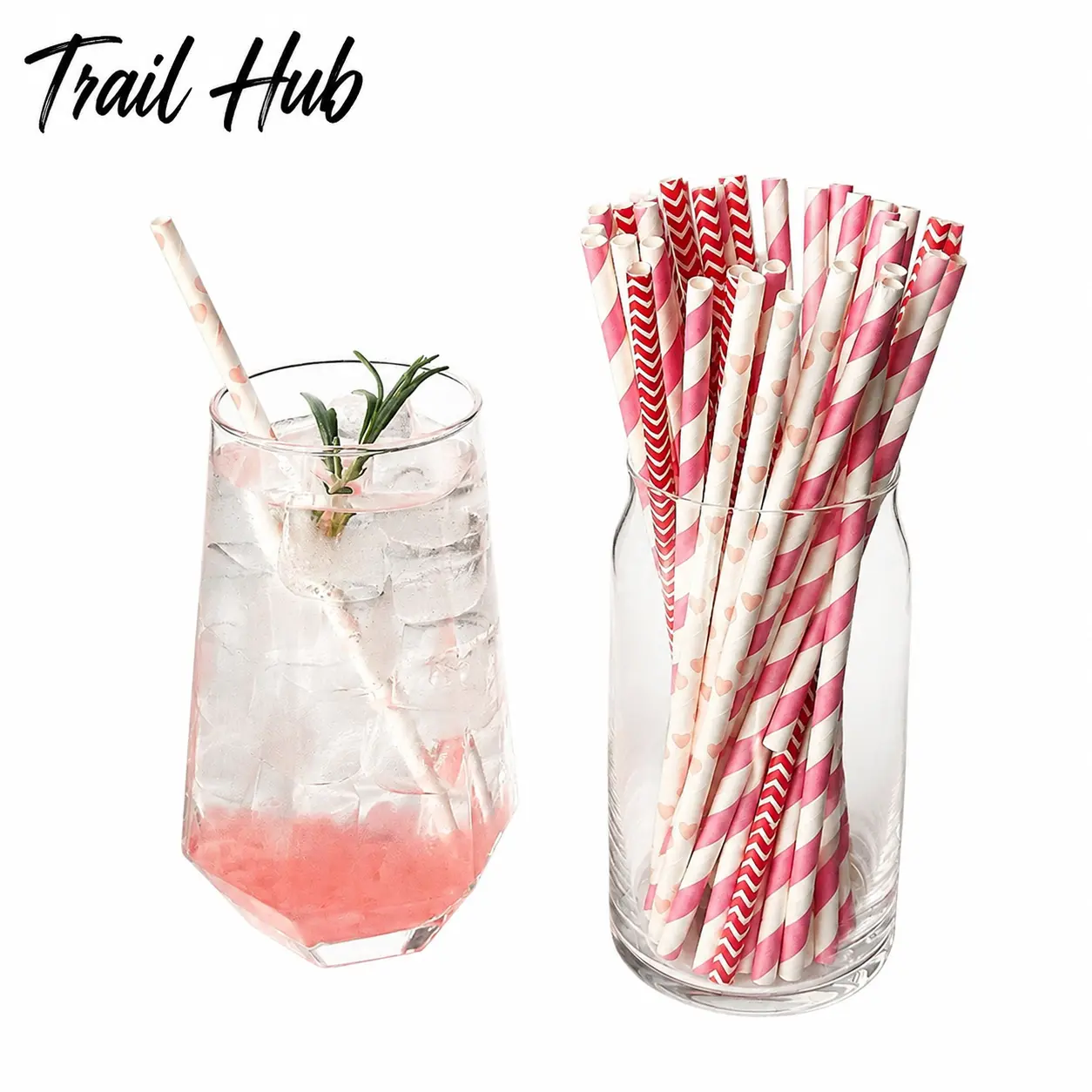 100-Pack Disposable Paper Straws for Drinks – Eco-Friendly Biodegradable Cocktail, Juice, and Smoothie Straws in Assorted Vibrant Colors Ideal for Parties, Weddings, Cafés, and Home Use – Food-Safe & BPA-Free