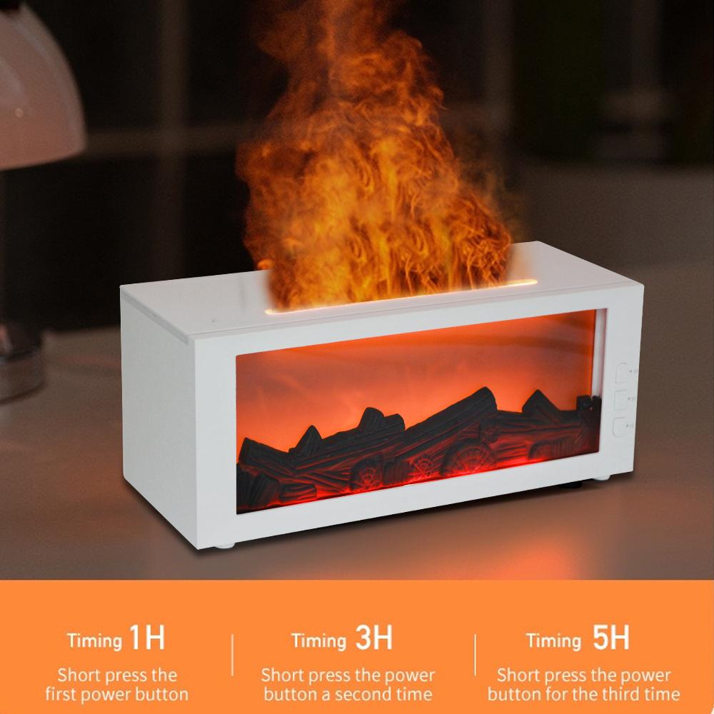 Fireplace Flame Diffuser with Remote, Timer, Auto-Off for Safety  Aromatherapy for Home, Unique Christmas & Housewarming Presents