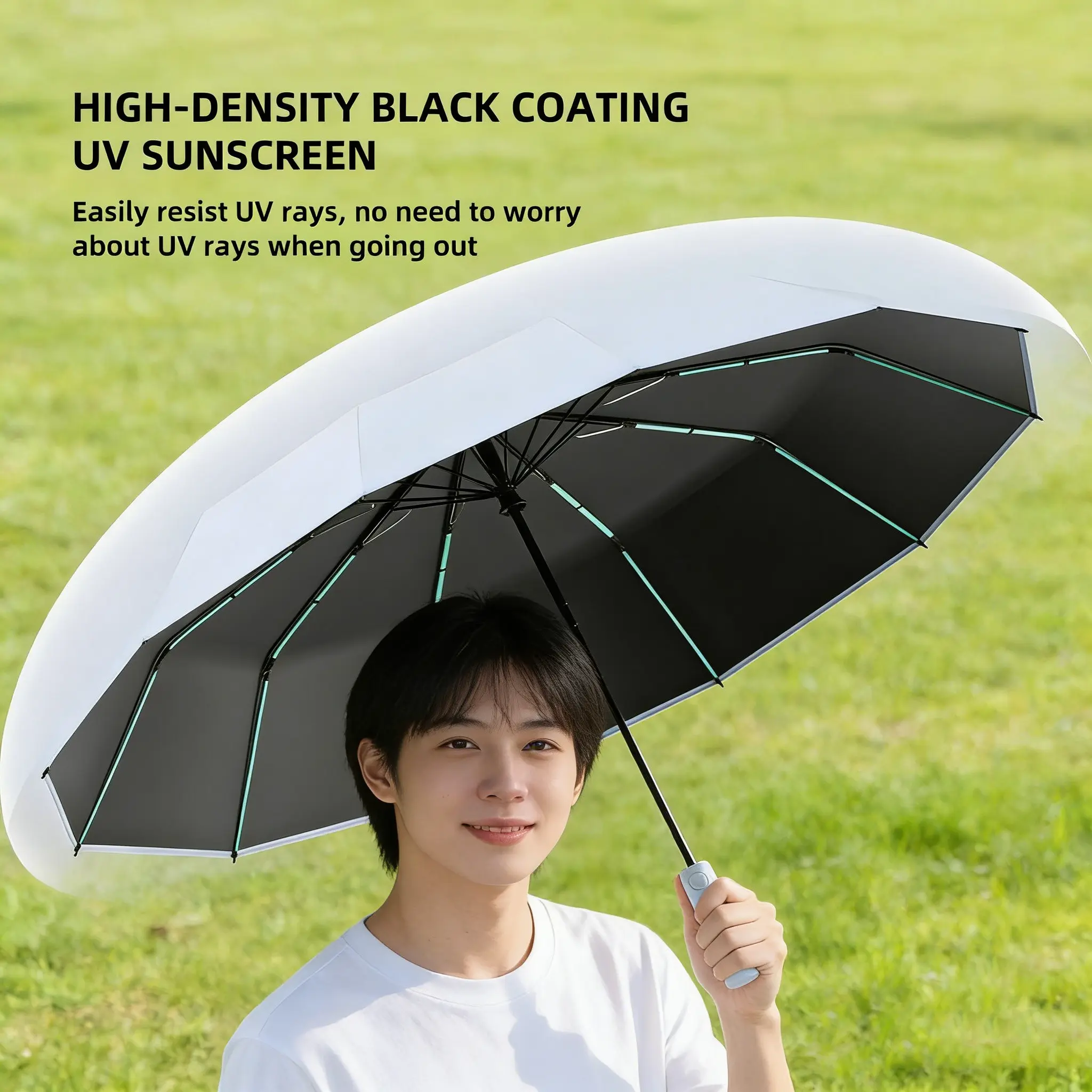 Super Windproof Folding Umbrella, Foldable Umbrella, All-Weather Design for Rain & Sun, Ideal for Both Men & Women, Perfect for Daily Use, Automatic Umbrella