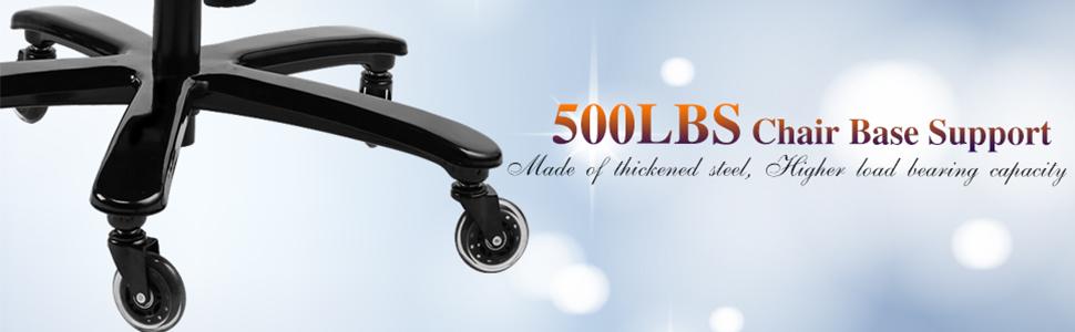 ARCH 800lbs Large Size Executive Office Chair for Heavy People Big and Tall Office Chair with Adjustable Headrest 360 Swivel Desk Chair with Heavy Duty Casters Computer Home Office Chairs (Brown)