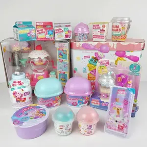 Snackables Snow Cones Magic Scented Surprise NumNoms Stir-fried Ice Cream Collection Num Nom Toy Kids Birthday Gifts