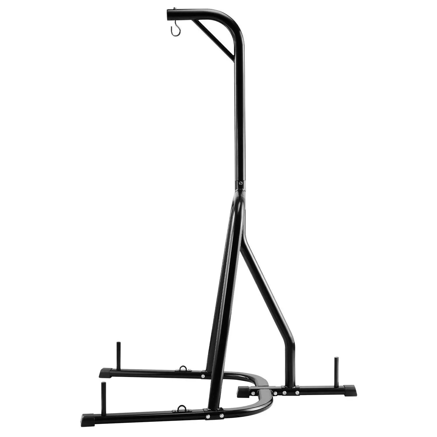 【Summerfinds】VEVOR Carbon Steel Heavy-Duty Boxing Punching Bag Stand, Freestanding Rack with Weighted Base, 56.3x50x82 Inches (143x126x208 cm), Holds Up to 65 kg (140 lbs), Easy Installation, Scratch Resistance, Training Equipment for Home Gyms Mixed Mart