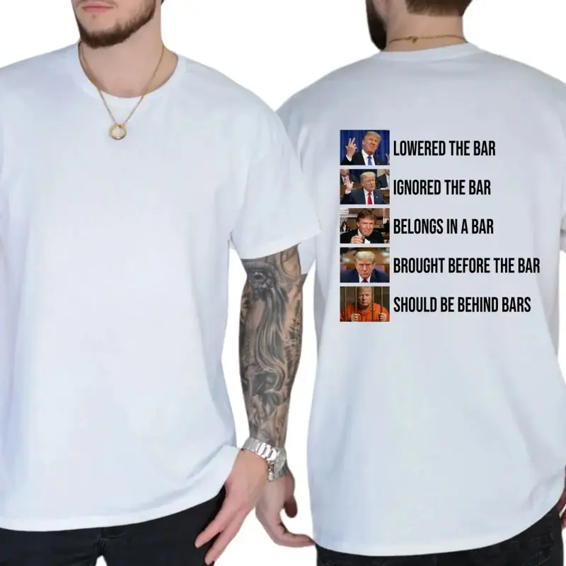 Lowered The Bar T-shirt, Funny Shirts, Democrat Shirt, Liberal Tee, 8647 Shirt, Casual Menswear