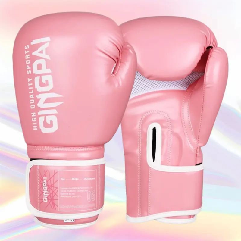 Professional Pink Boxing Gloves for Women, Men, Kids – Muay Thai, Sanda, Sandbag Combat Training Gear