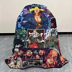 Vibrant Graffiti Art Extra-Large Barber Cape - Anti-Static Premium Haircutting Cape for Men, American Salon Style Oil Cloth, Durable Easy-Clean Professional Hair Cover