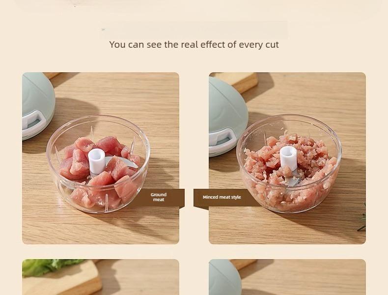 Manual garlic grinder, garlic mincer, garlic pounder, small household kitchen meat grinder