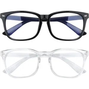 2 Pack Blue Light Glasses  Women and Men - Computer Glasses