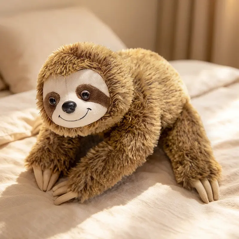 Cute Sloth Plush Toy, Soft and Cozy Bedtime Companion, Huggable Stuffed Animal, Perfect Gift for Kids, Ideal for Holidays and Birthdays, Adorable Party Favor