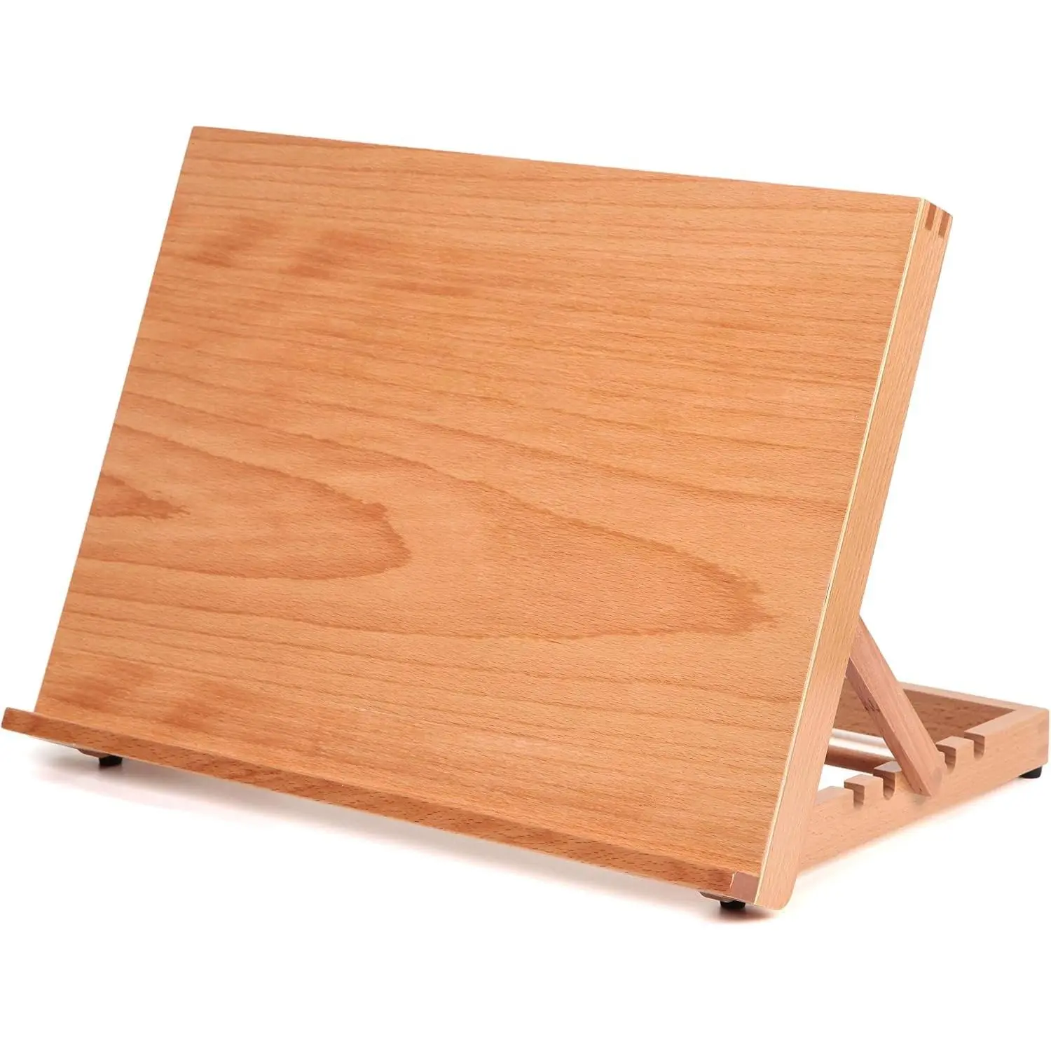 Adjustable Beechwood Drafting Table Easel - 5-Position Drawing & Sketching Board, 16.5x12.125 In